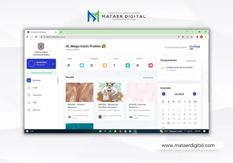 Keunggulan Gunakan Civitas LMS Mataer Digital