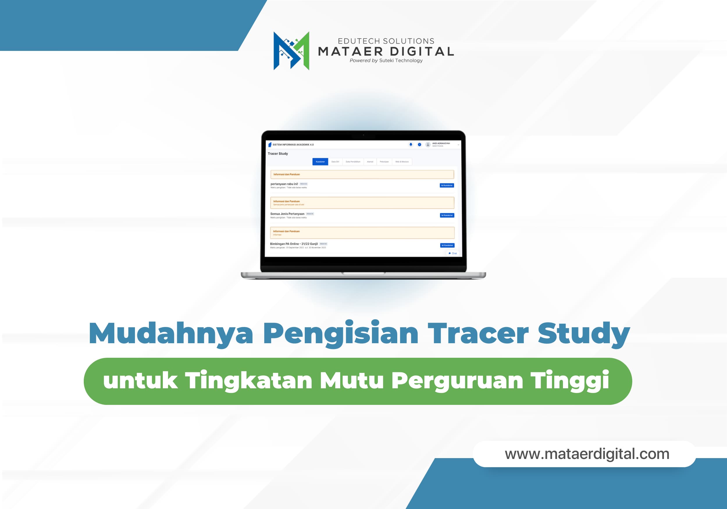 Pengisian Tracer Study Mudah dengan SIAKAD 4.0 Mataer Digital